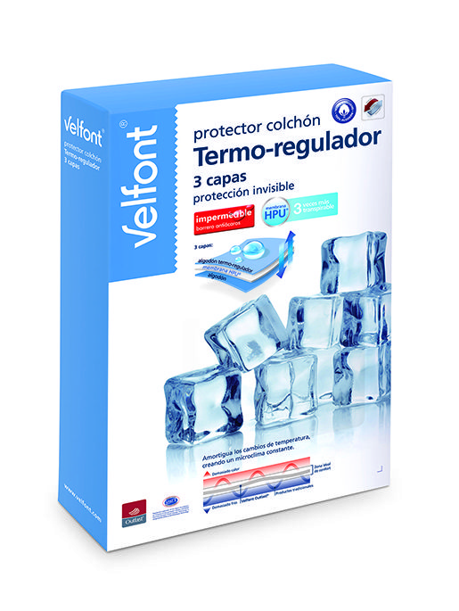 Protector Colchón Termo-Regulador 3 capas Velfont