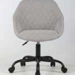 silla oficina tapizada en gris