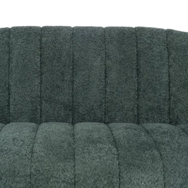 sofá moderno verde tejido salón