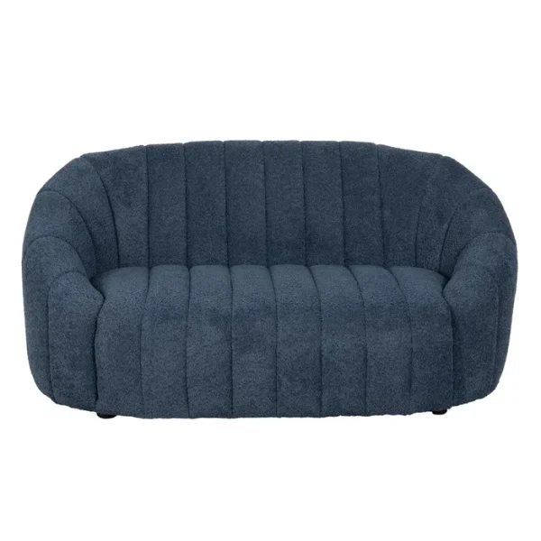 sofá moderno azul tejido salón