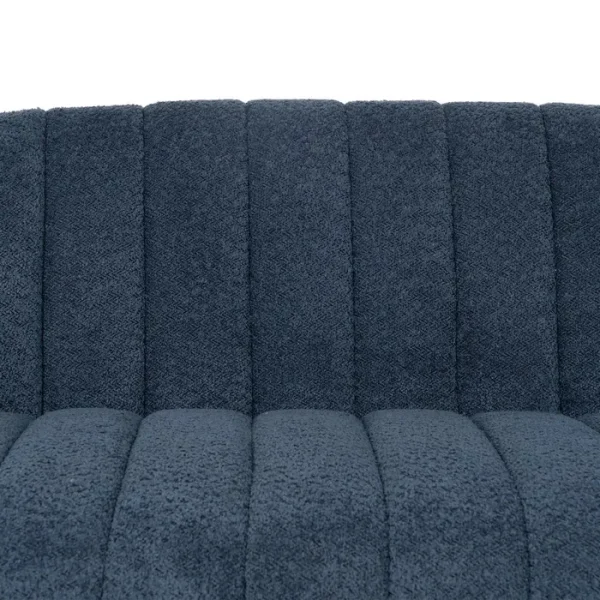 sofá moderno azul tejido salón