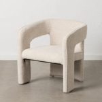 Silla Beige Borrego Respaldo Acogedor