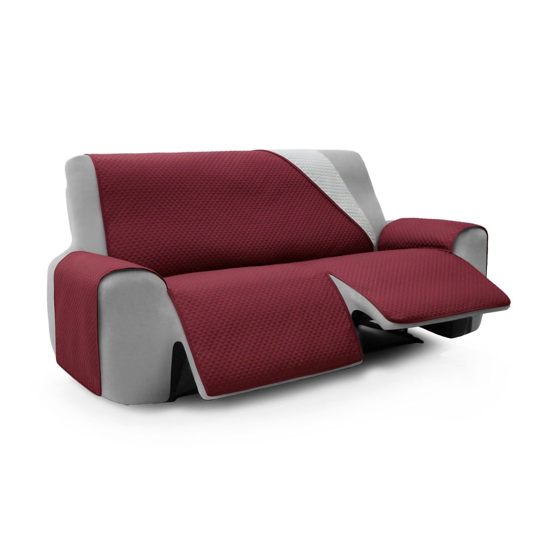 cubre sofá relax acolchado reversible