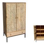 mueble auxiliar moderno madera mango