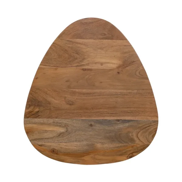 set mesa centro madera natural