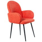 Añade exclusividad a tu comedor con nuestra silla única: lujoso textil y estructura sofisticada en metal