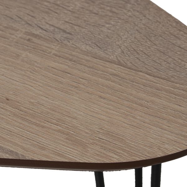 Set mesa centro madera