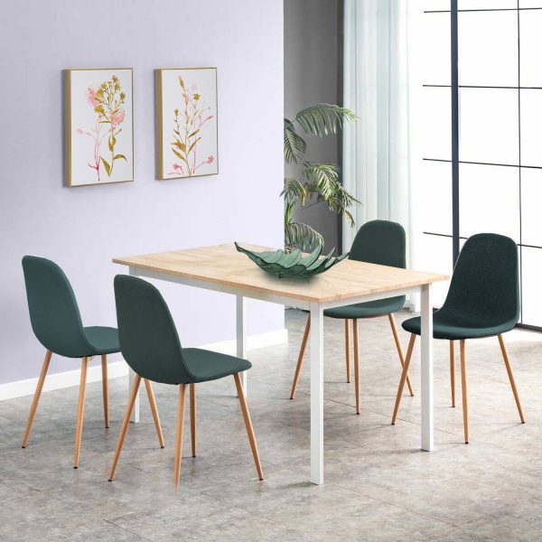 Set de Sillas en Verde para un Comedor Sofisticado