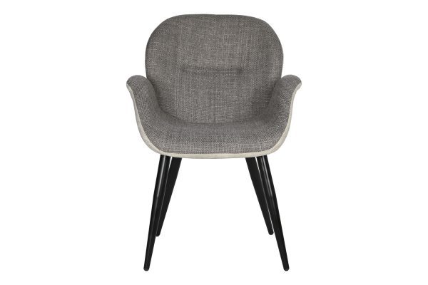 Añade exclusividad a tu comedor con nuestra silla única: lujoso textil y estructura sofisticada en metal.