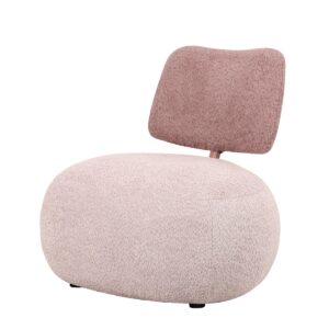 Sillón moderno de respaldo bajo disponible en 5 tonalidades, perfecto para espacios contemporáneos.