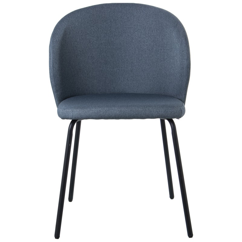 Juego de 4 sillas de Artisa disponible en colores gris, azul y amarillo, ideal para comedor o sala, con estilo moderno y versátil para adaptarse a cualquier espacio.