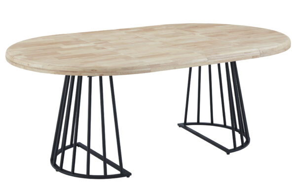 Mesa redonda extensible en 3 medidas, ideal para cualquier espacio. Disponible en dos colores: base blanca o negra combinada con una tapa de madera de estilo contemporáneo. Perfecta para reuniones familiares y ambientes versátiles.