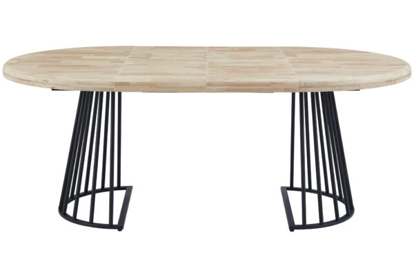 Mesa redonda extensible en 3 medidas, ideal para cualquier espacio. Disponible en dos colores: base blanca o negra combinada con una tapa de madera de estilo contemporáneo. Perfecta para reuniones familiares y ambientes versátiles.